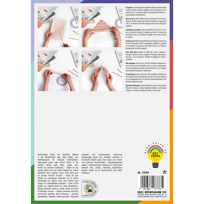 Artikelbild 17 für folia Motivblock Hotfoil 1 farbsortiert 165 g/qm 12 Blatt, Artikelnummer 556934