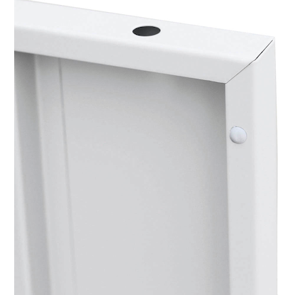 Artikelbild 3 für LÜLLMANN Schließfachschrank signalweiß 523337, 9 Schließfächer 118,5 x 50,0 x 180,0 cm, Artikelnummer 831406