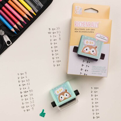 Artikelbild 7 für trodat Rollstempel Little Dots Rechenrally selbstfärbend ohne Logo, 1 St., Artikelnummer 587679