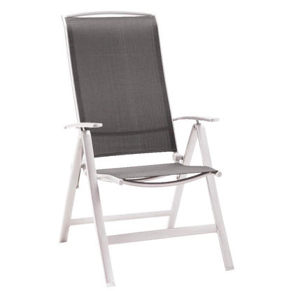 Artikelbild 2 für BEST Gartenstühle mit Armlehnen Palermo grau, 2 St., Artikelnummer 138927