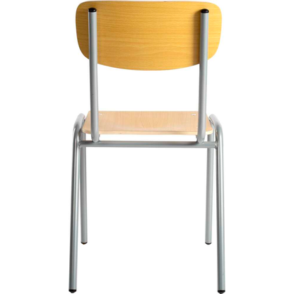 Artikelbild 3 für LÜLLMANN Stapelstuhl 225310 buche, grau Holz, 1 St., Artikelnummer 790669