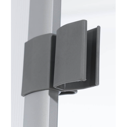 Artikelbild 3 für PAPERFLOW Trennwand, silber 76,0 x 160,0 cm mit Rollen, 2 St., Artikelnummer 957894