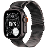 Artikelbild 1 für Apple Watch Ultra 3 Milanaise Armband Medium schwarz, Artikelnummer 715266