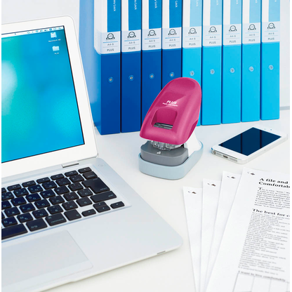 Artikelbild 2 für PLUS JAPAN Klammerloses Heftgerät pink, 1 St., Artikelnummer 368896