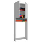 Artikelbild 1 für VCM my bath Waschmaschinenschrank Lona, 913863 grau 1 Fachboden 64,0 x 27,0 x 182,0 cm, Artikelnummer 638027