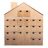 Artikelbild 1 für Rayher Adventskalender Pappmaché-Haus beige, Artikelnummer 284634