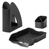 Artikelbild 1 für HAN Schreibtischset Re-LOOP schwarz, Artikelnummer 448013