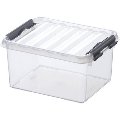 Artikelbild 2 für sunware Q-line Aufbewahrungsbox 2,0 l transparent 20,0 x 15,0 x 10,0 cm, 1 St., Artikelnummer 145627