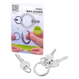 Artikelbild 1 für TROIKA® Schlüsselanhänger NAIL GUARD silber, Artikelnummer 666648