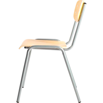 Artikelbild 2 für LÜLLMANN Stapelstuhl 225310 buche, grau Holz, 1 St., Artikelnummer 790669