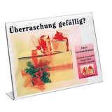 Artikelbild 1 für SIGEL Tischaufsteller DIN A4 quer einseitig, 1 St., Artikelnummer 139196