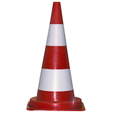 Artikelbild 1 für Leitkegel rot, weiß 75,0 cm, 1 St., Artikelnummer 807461