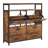 Artikelbild 1 für VASAGLE Schuhschrank, LBS803B01 braun 1 Fachboden 98,3 x 30,0 x 95,0 cm, Artikelnummer 290108