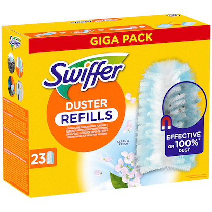 Artikelbild für Swiffer DUSTER REFILLS GIGA PACK Staubfangtücher Mikrofaser, 23 St., Artikelnummer 527107