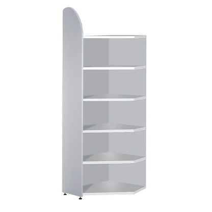 Artikelbild für Kerkmann Eckregal Dante lichtgrau 60,0 x 32,5 - 60,0 x 225,0 cm, 1 St., Artikelnummer 659136