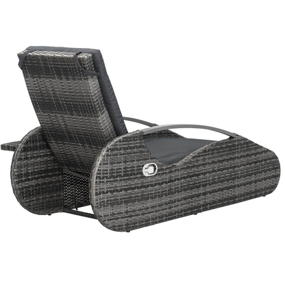 Artikelbild 4 für Garden Pleasure Sonnenliege PACIFIC grau Aluminium, Artikelnummer 673398