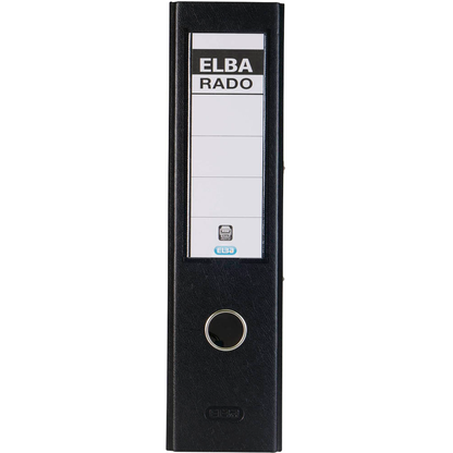 Artikelbild 2 für ELBA rado plast Ordner schwarz Kunststoff 8,0 cm DIN A4, 1 St., Artikelnummer 255638