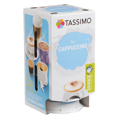 Artikelbild 8 für TASSIMO JACOBS CAPPUCCINO CLASSICO Kaffeediscs, Arabica- und Robustabohnen 8 Stück, Artikelnummer 857649
