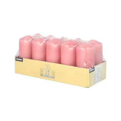 Artikelbild 3 für STARPAK Stumpenkerzen rosa, 10 St., Artikelnummer 683117