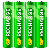 Artikelbild 1 für GP Akkus Recharge Ni-MH Mignon AAA 800 mAh, 4 St., Artikelnummer 723399