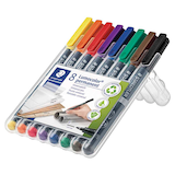 Artikelbild 1 für STAEDTLER Lumocolor Folienstifte-Set farbsortiert permanent, 8 St., Artikelnummer 147827