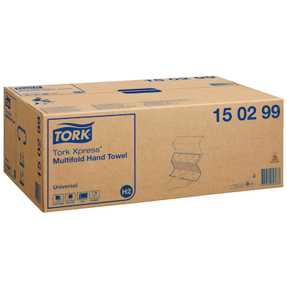 Artikelbild 4 für TORK Papierhandtücher 150299 Xpress® H2 Universal Interfold-Falzung 2-lagig 4.740 Tücher, Artikelnummer 202775