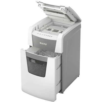 Artikelbild 6 für LEITZ IQ Autofeed Small Office 150 Aktenvernichter mit Partikelschnitt P-5, 2 x 15 mm, bis 150 Blatt, weiß, Artikelnummer 267304