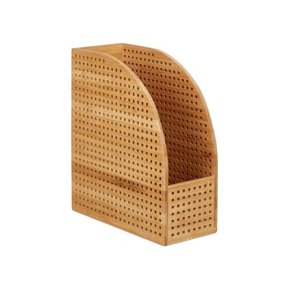 Artikelbild 3 für relaxdays Stehsammler 10024221_0 braun Bambus, DIN A4, Artikelnummer 392751