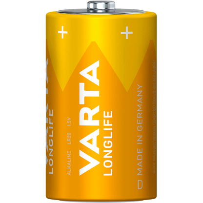 Artikelbild 2 für VARTA Batterien LONGLIFE Alkali-Mangan Mono D 1,5 V, 4 St., Artikelnummer 964155