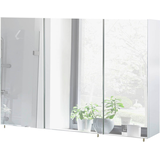 Artikelbild 1 für MÖBELPARTNER Spiegelschrank Basic 134110 weiß glanz 120,0 x 16,0 x 70,7 cm, Artikelnummer 673002