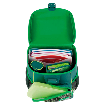 Artikelbild 3 für herlitz Schulranzen-Set Loop Plus Game Changer Kunstfaser grün, Artikelnummer 271389