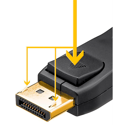 Artikelbild 3 für goobay DisplayPort Kabel 1.4 2,0 m schwarz, 1 St., Artikelnummer 588048