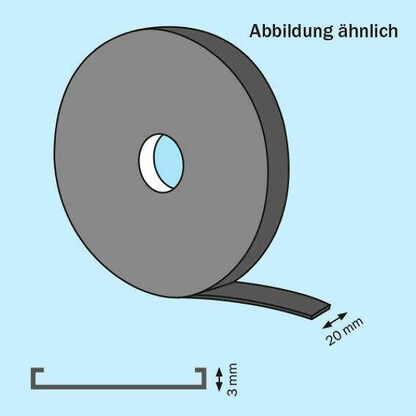 Artikelbild 3 für SPRINTIS Etikettenhalter magnetisch schwarz 1000,0 x 2,0 cm, 1 St., Artikelnummer 731297