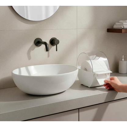 Artikelbild 7 für HYGOSTAR Spender für Zellstofftupfer 853610 weiß, transparent Kunststoff, 1 St., Artikelnummer 741458