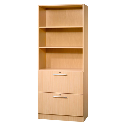 Artikelbild für HAMMERBACHER Regalschrank Prokura, V7300/6/6/RE buche 80,0 x 42,0 x 200,4 cm, 1 St., Artikelnummer 713693