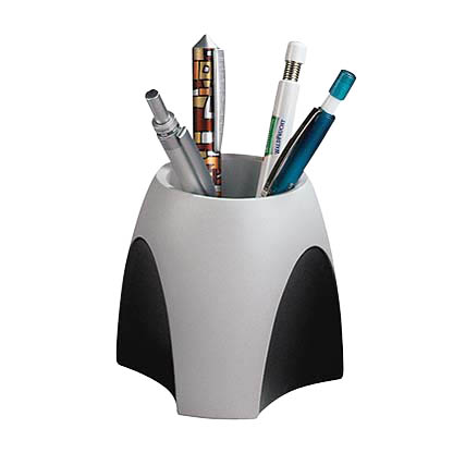 Artikelbild für HAN Stiftehalter Delta grau/schwarz Polystyrol 6,5 x 4,9 x 8,8 cm, Artikelnummer 711762