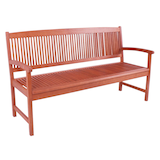 Artikelbild 1 für Garden Pleasure Gartenbank Stockholm 985033 braun Holz 157,0 cm, Artikelnummer 888990