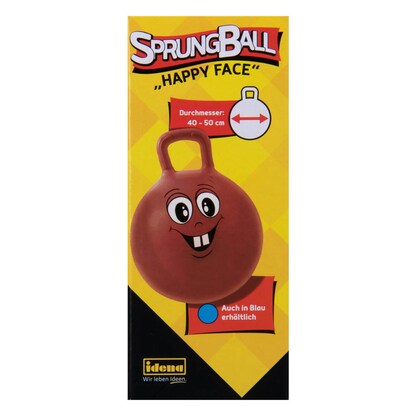 Artikelbild 3 für Idena Hüpfball Happy Face rot, 1 St., Artikelnummer 470114