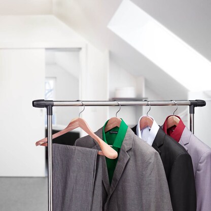 Artikelbild 5 für relaxdays Kleiderbügel braun, 5 St., Artikelnummer 519993