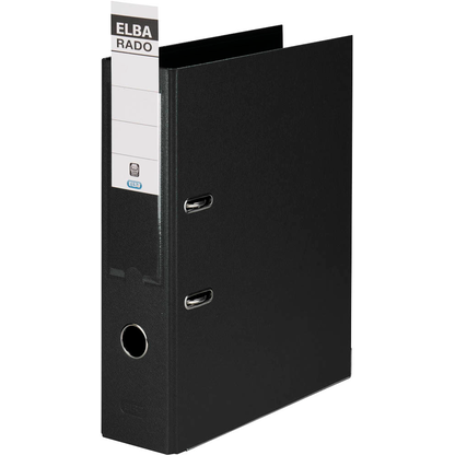 Artikelbild 5 für ELBA rado plast Ordner schwarz Kunststoff 8,0 cm DIN A4, 1 St., Artikelnummer 255638