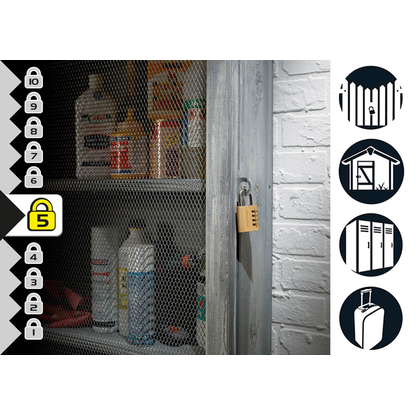 Artikelbild 3 für Master Lock® Vorhängeschloss 604EURD gold, 1 St., Artikelnummer 727333