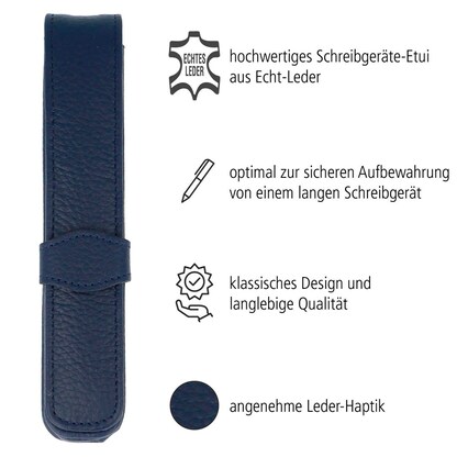Artikelbild 4 für ONLINE® Schreibgeräte-Etui blau, 15,5 x 5,0 cm, Artikelnummer 238099