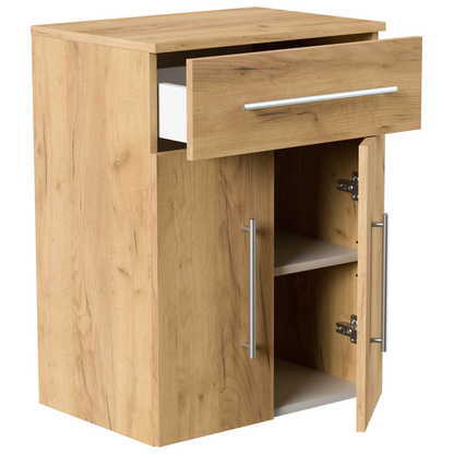 Artikelbild für POSSEIK Bad-Hängeschrank LEVANA XL eiche gold 53,0 x 36,6 x 70,5 cm, Artikelnummer 668016