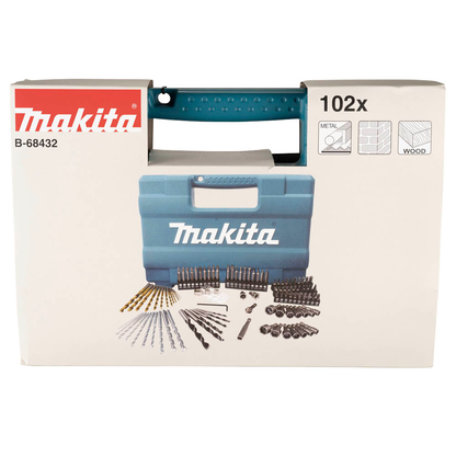 Artikelbild 5 für makita Bohrer- und Bit-Set B-68432, 102-teilig, Artikelnummer 250304