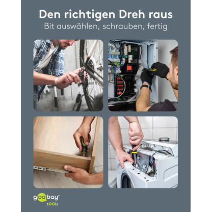 Artikelbild 12 für goobay Bit-Set 77842, 45-tlg., Artikelnummer 779669