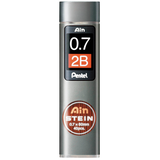 Artikelbild 1 für Pentel Ain Stein C277 Feinminen-Bleistiftminen schwarz 2B 0,7 mm, 40 St., Artikelnummer 594412