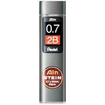 Artikelbild für Pentel Ain Stein C277 Feinminen-Bleistiftminen schwarz 2B 0,7 mm, 40 St., Artikelnummer 594412