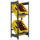Artikelbild 1 für Simonrack Getränkekistenregal SIMONBOTTLE 2 8425437129599 anthrazit 40,0 x 30,0 x 100,0 cm, Artikelnummer 979284