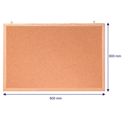 Artikelbild 2 für FRANKEN Pinnwand 80,0 x 60,0 cm Kork braun, Artikelnummer 817938