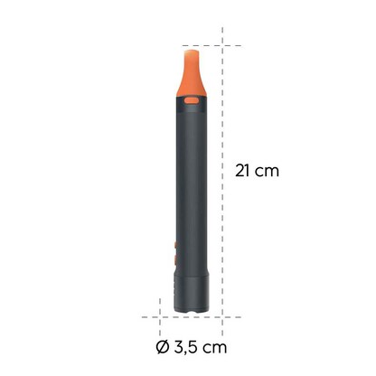 Artikelbild 5 für hama FLX1000 LED Taschenlampe grau 21,0 cm, 1 St., Artikelnummer 776889